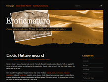 Tablet Screenshot of erotic-nature.com